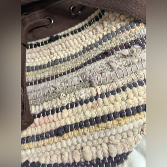 World Market woven Rug Boho Style Medium Bag - Picture 3 of 7